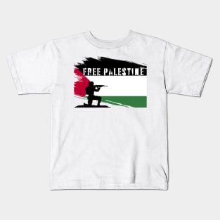 Free palestine Kids T-Shirt